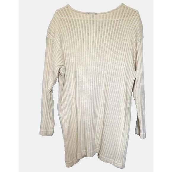 Mexico Vintage Beaded Silk Embroidery and Lace Adorned Sweater Cotton Blend 90s - Picture 7 of 8